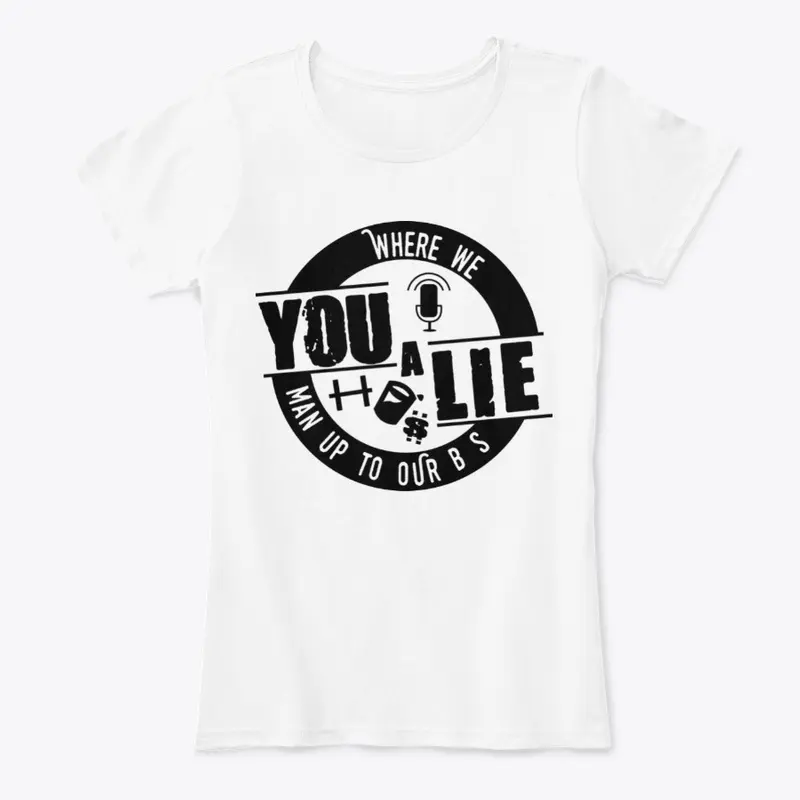 You A Lie Black Logo