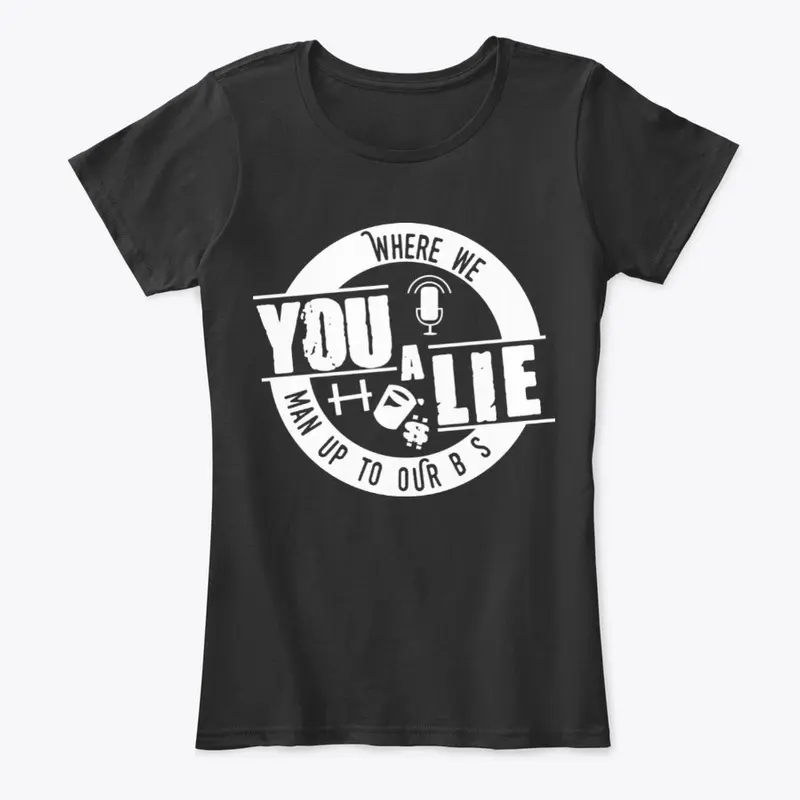 You A Lie White Logo